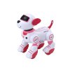 Câinele robot interactiv, controlat de la distanță, dansează și se supune comenzilor roz