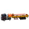 Camion albastru cu remorca 1:24 TIR - masina cu accesorii si sunete