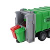 Camion de gunoi cu macara și remorcă, transmisie inerțială, sunete, verde, scară 1:16
