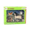 Set figurine animale de companie - cal, caine, iepure, pisica 4 buc