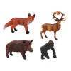 Set figurine Animale din pădure Căprior Mistreț Vulpe Gorilă