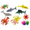 Set de 8 figurine animale marine cu plante acvatice