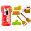Set de jucarii pentru mori de nisip, matrite, castele si adapatoare roz