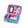 Set de cosmetice intr-o cutie pentru machiaj si unghii Korunka blue