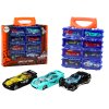 Un set de mașini metalice într-o cutie de 8 bucăți