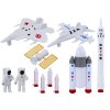 Set figurine spațiale Astronauți și rachete 11 buc