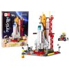 Blocuri de construcție Navă spațială Racheta spațială Launch Pad 500 de piese