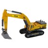 Excavator pe șenile pentru vehicule de construcții 1:55 Galben