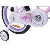 Bicicleta pentru copii RoyalBaby JENNY cu cos, roti auxiliare si arcuri 16" roz