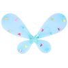 Costum albastru strălucitor pentru o zână mică cu aripi de fluture