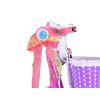 Bicicleta pentru copii RoyalBaby STAR GIRL 14" cu cos cu roti laterale si bara de impingere violet