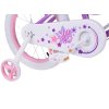 Bicicleta pentru copii RoyalBaby STAR GIRL 14" cu cos cu roti laterale si bara de impingere violet