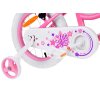 Bicicleta pentru copii RoyalBaby STAR GIRL cu cos, roti laterale si bara de impingere 14" roz