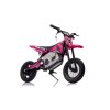Dětská elektrická motorka Cross 350W 36V růžová01