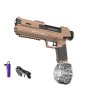 Pistol de apă automat cu magazie transparentă maro