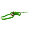 Maimuta de plus cu pui 70 cm verde