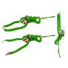 Maimuta de plus cu pui 90 cm verde