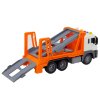 Camion de remorcare cu lumini și sunete portocaliu 1:16