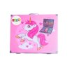 Set de artă într-o cutie cu unicorn 150 buc