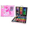 Set de artă într-o cutie cu unicorn 150 buc