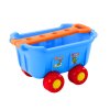 Set de jucării cu nisip într-un cărucior albastru
