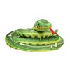 Șarpe de pluș 400 cm verde