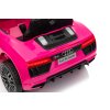 Mamido RIDE on CAR Elektrické autíčko Pojazd na akumulator Elektromos kisauto Audi R8 HL1818 NEW PINK inside (23)