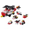 Kit de construcție elicopter de pompieri 6 în 1