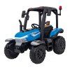 Dětský elektrický traktor BLAST s přívěsem 2x200W modrý04