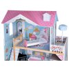 pol pl Duzy Drewniany Domek dla lalek drewniane mebelki Pastelowe kolory ZA5457 21545 9