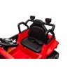 Mașină electrică de jucărie OFFROAD roșu 12V Șasiu înalt, scaun lat, axe de suspensie, lumini LED cu telecomandă 2,4 GHz