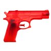 Pistol mic de apă din plastic 15 cm x 10,5 cm roșu
