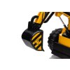 Excavator electric pentru copii CAR-26B galben | 4x4 | RC 2.4Ghz | Piele EKO | 12V10Ah