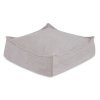 Podlahový puf PLUSH NEST 60×60 cm – šedý beránek3