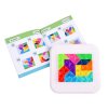 Puzzle colorat cu diamante