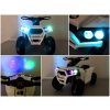 Quad electric pentru copii J8 cu efecte alb