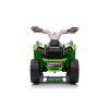Dětská elektrická čtyřkolka s přívěsem zelená4