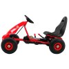 Dětská šlapací motokára Chamiopn červená2
