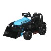 Dětský elektrický traktor s radlicí modrý01