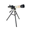Telescop științific educațional cu suport pentru telefon alb