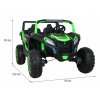 Elektrické autíčko Buggy UTV 24V 4x4 zelené05