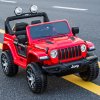 Elektrické autíčko Jeep Wrangler Rubicon 4x4 červené2