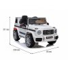 Elektrické autíčko Mercedes G63 AMG bílé7