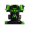 dětský elektrický traktor s radlicí zelený (2)