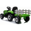 Elektrický traktor s vlečkou T2 Blow zelený5