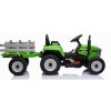 Elektrický traktor s vlečkou T2 Blow zelený8