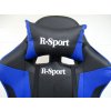 Scaun Gaming Ergonomic K3 R-Sport Albastru-Negru Pentru Jucători Cu Funcție de Masaj