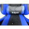 Scaun Gaming Ergonomic K3 R-Sport Albastru-Negru Pentru Jucători Cu Funcție de Masaj