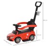 Jeździk buton walker Mercedes 3in1, masina mare rosie pentru copii