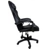 Scaun de gaming confortabil K3 R-Sport negru cu functie de masaj pentru jucatori